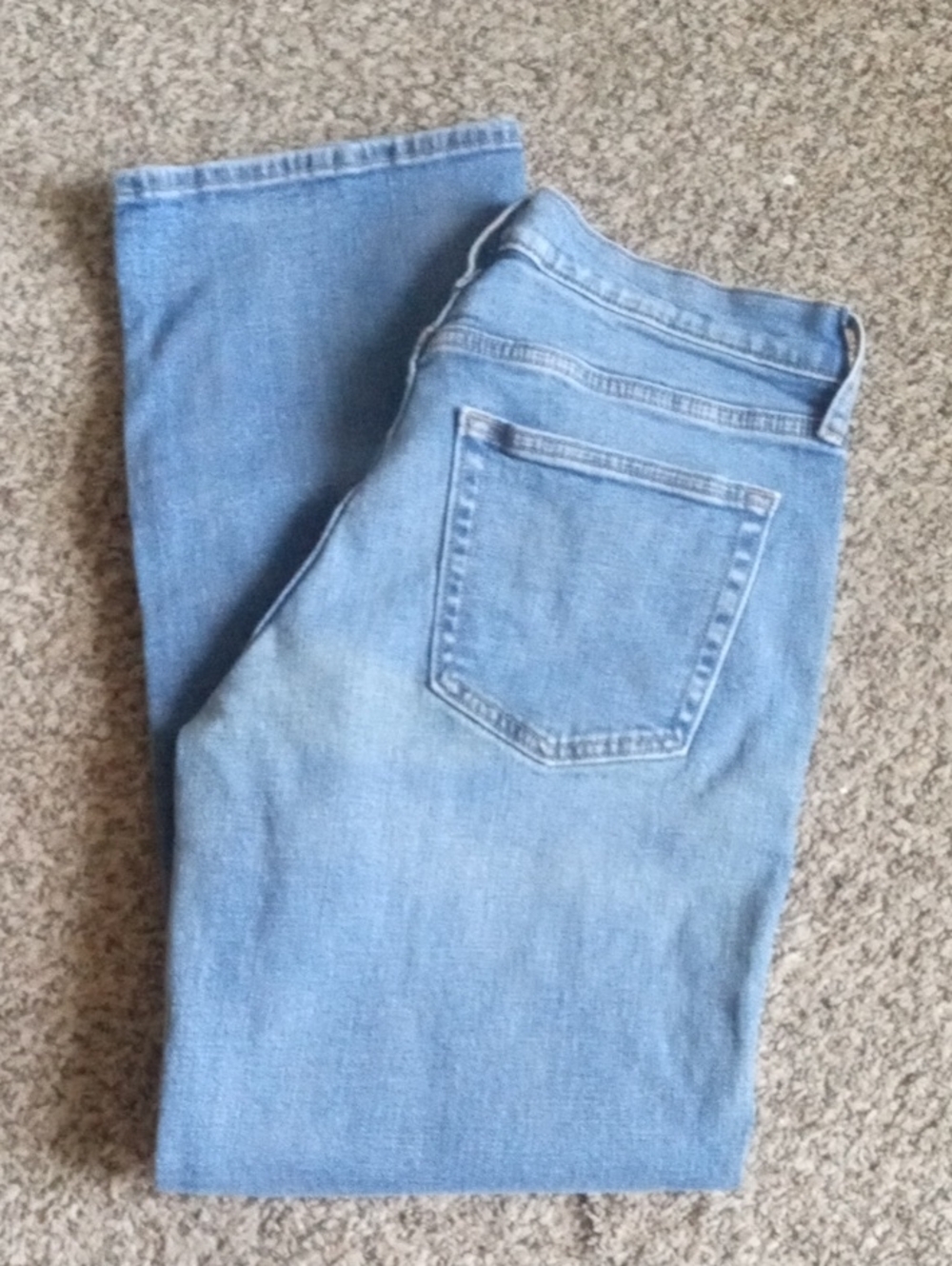Women's Old Navy Light Blue Straight-Leg Jeans